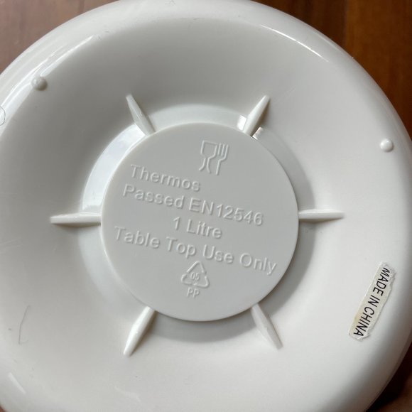 White Thermos Thermal Carafe - glass lined - Picture 7 of 7